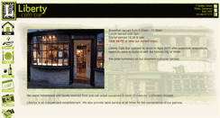 Desktop Screenshot of libertycafebar.com