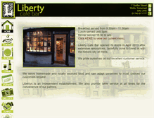 Tablet Screenshot of libertycafebar.com